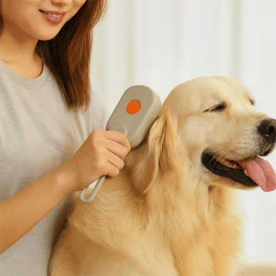 brosse pour chien qui peigne en douceur