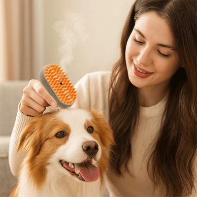 brosse pour chien vapeur