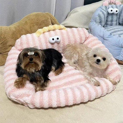 canape pour chien rayé