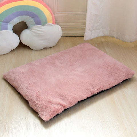 Coussin pour chien rose