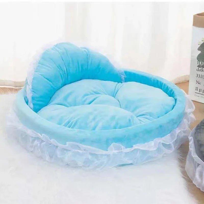Lit Pour Chien - CuteLaceDogBed™ - Bleu - Confort du chien