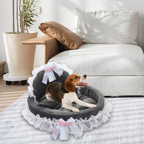 Lit Pour Chien - CuteLaceDogBedâą - lit-douillet