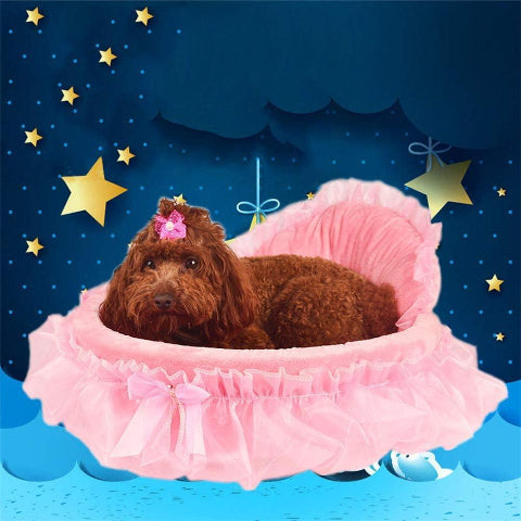 Lit Pour Chien - CuteLaceDogBedâą - nuit paisible
