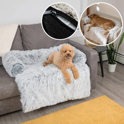 lit pour chien fermeture éclair