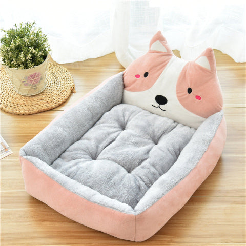panier Ă chien rose