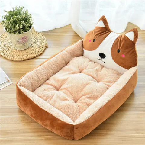 panier Ă chien marron