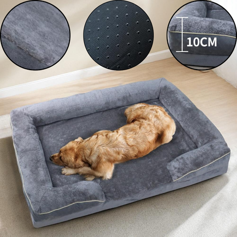 panier chien flanelle