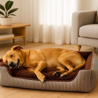 panier pour chien avec rebords