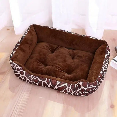 panier pour chien marron