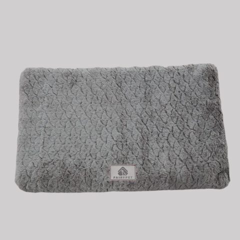 tapis chien gris