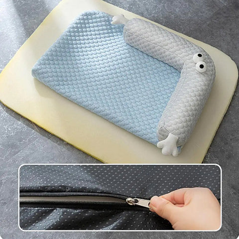 tapis chien rafraichissant nettoyage facile