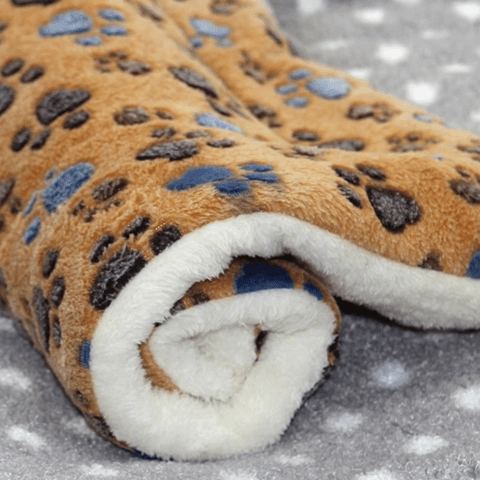 tapis pour chien marron