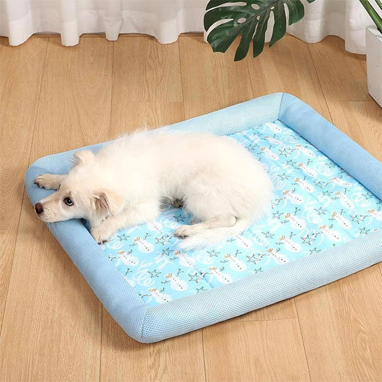 tapis rafraichissant pour chien rebords surélevé