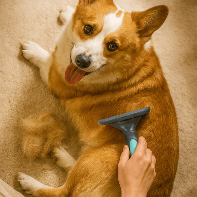 brosse pour chien démêle en douceur 