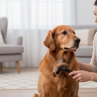 brosse pour chien douce pour la peau 
