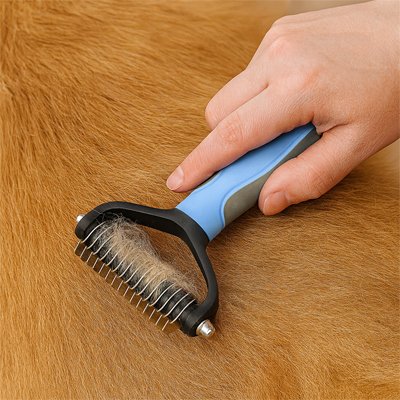 brosse pour chien poil long attrape poil 