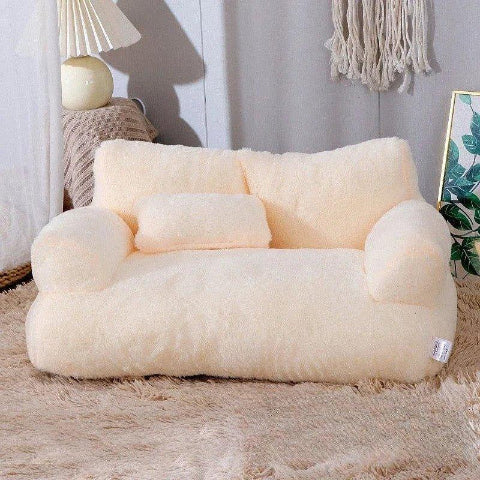 canape pour chien beige 