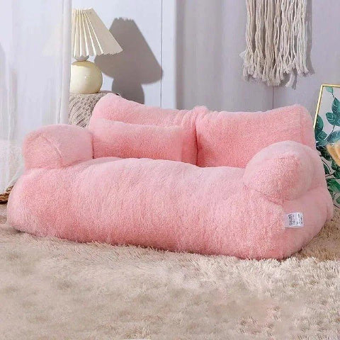 canape pour chien variante rose 