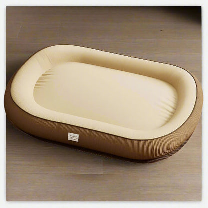 Coussin pour chien déhoussable | marron