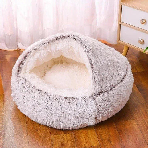 lit pour chien | confortable - gris