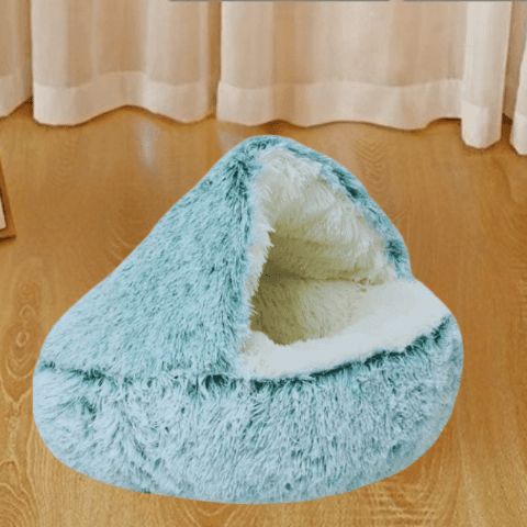 lit pour chien | confortable -gris vert