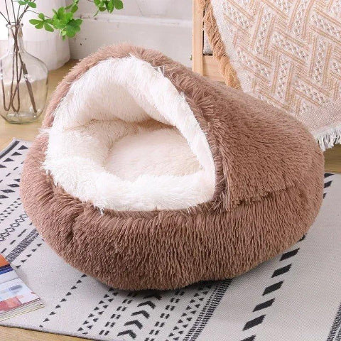 lit pour chien | confortable - marron