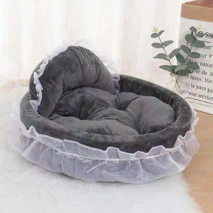 Lit Pour Chien - CuteLaceDogBed™ - Gris 