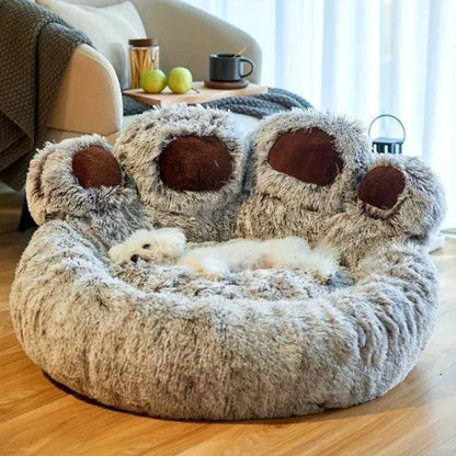 Lit pour Chien - FluffyDogBed™ - Café Dégradé 