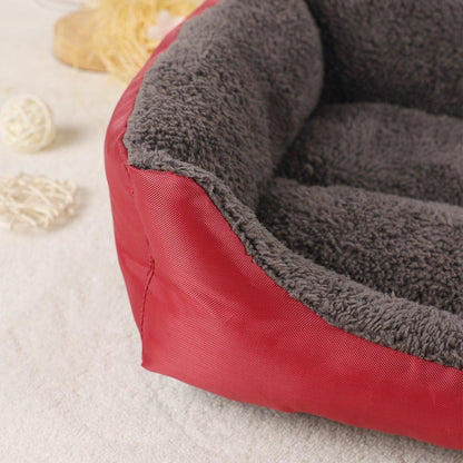 lit pour chien | rectangle couleur - Confort du chien