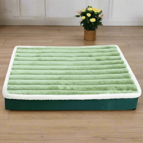 Matelas pour chien vert