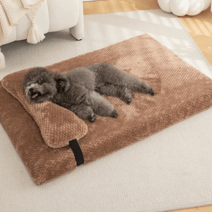 Matelas pour chien marron