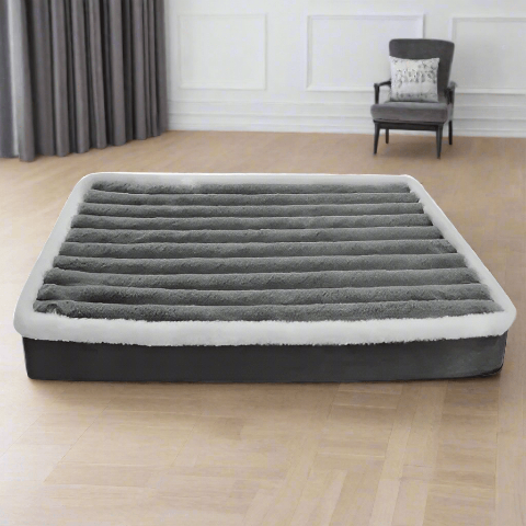 Matelas pour chien gris