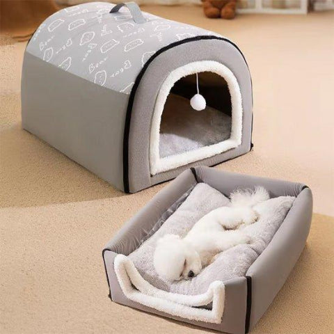 niche chien interieur bi couleur 
