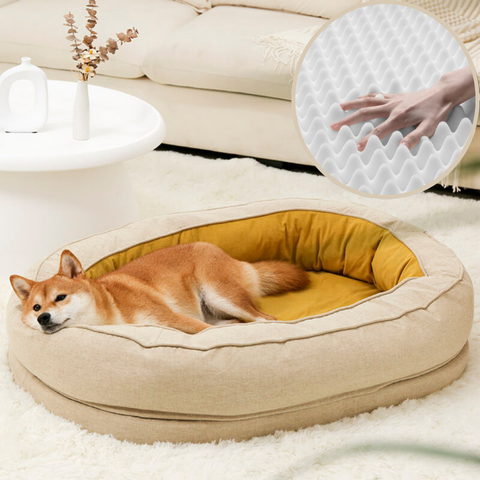 panier à chien soulage la tête 