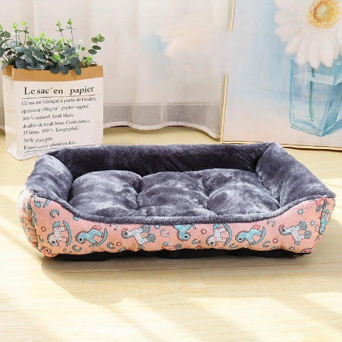 panier pour chien rose 
