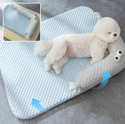 tapis chien rafraichissant maintien le cou 