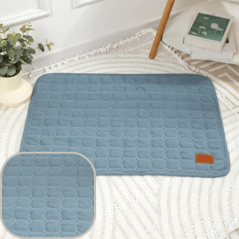tapis pour chien motif carre 